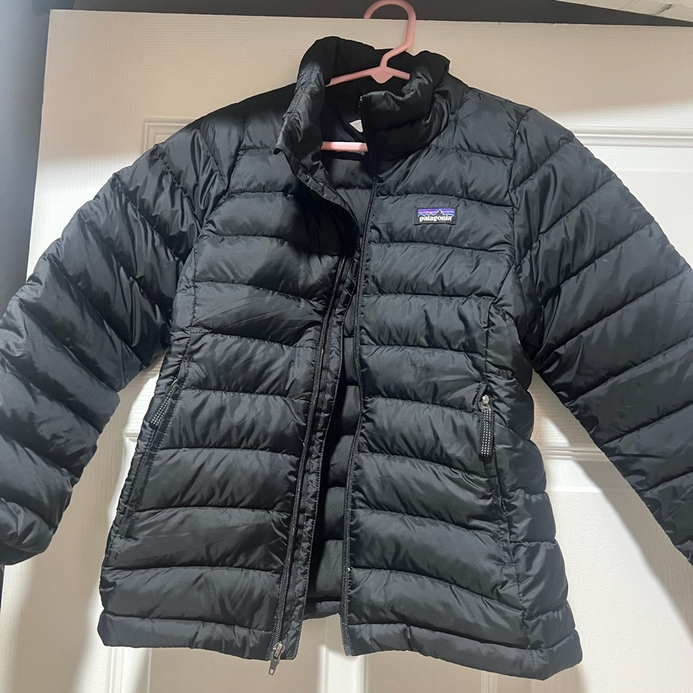 Patagonia Black Puffer Jacket Down Insulated Outdoor